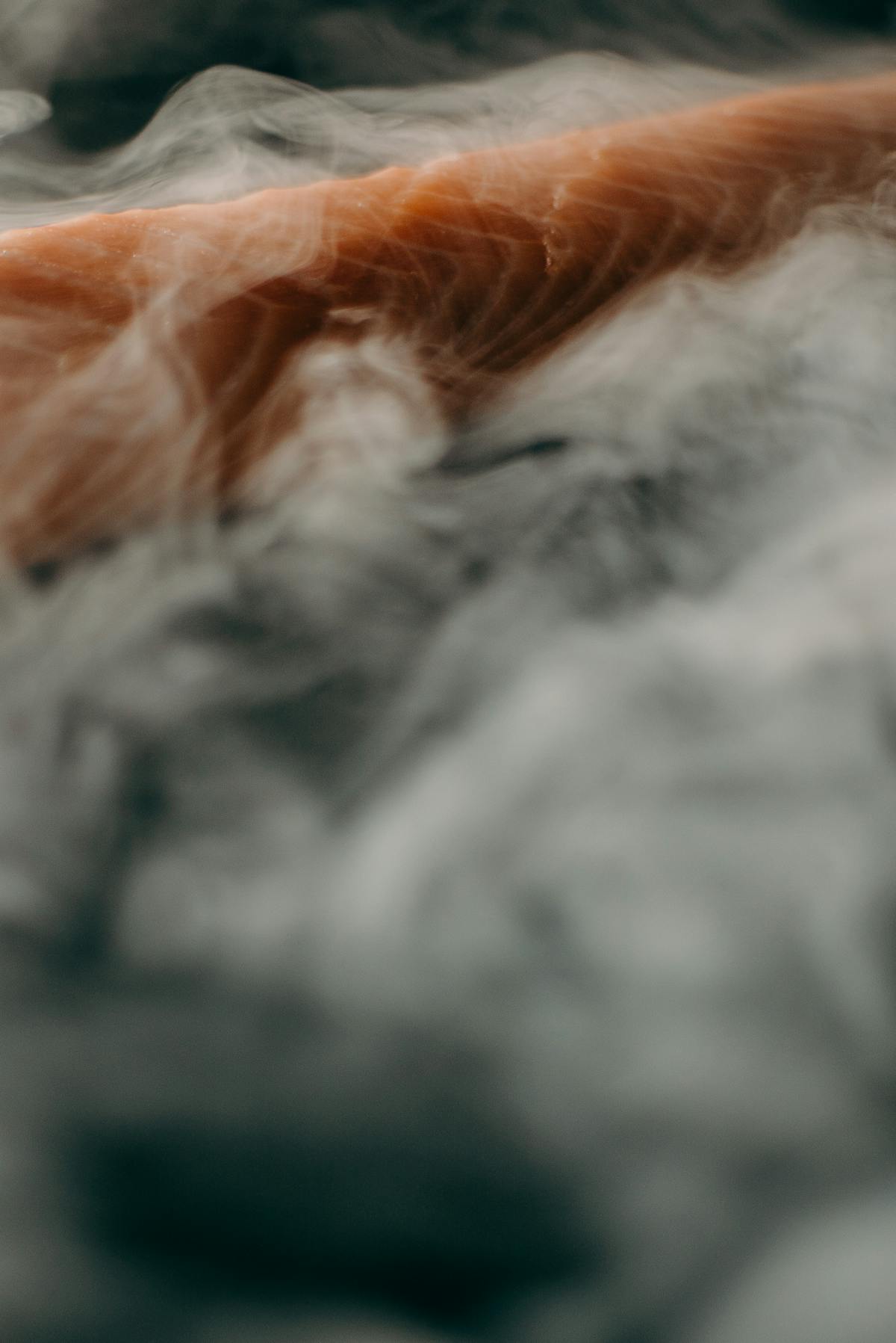 Fresh pink salmon fillet seasoned and ready for the smoker to become flaky hot-smoked salmon